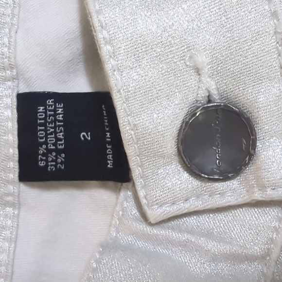 Victoria's Secret Silver Skinny Jeans Size 2 - Picture 6 of 9